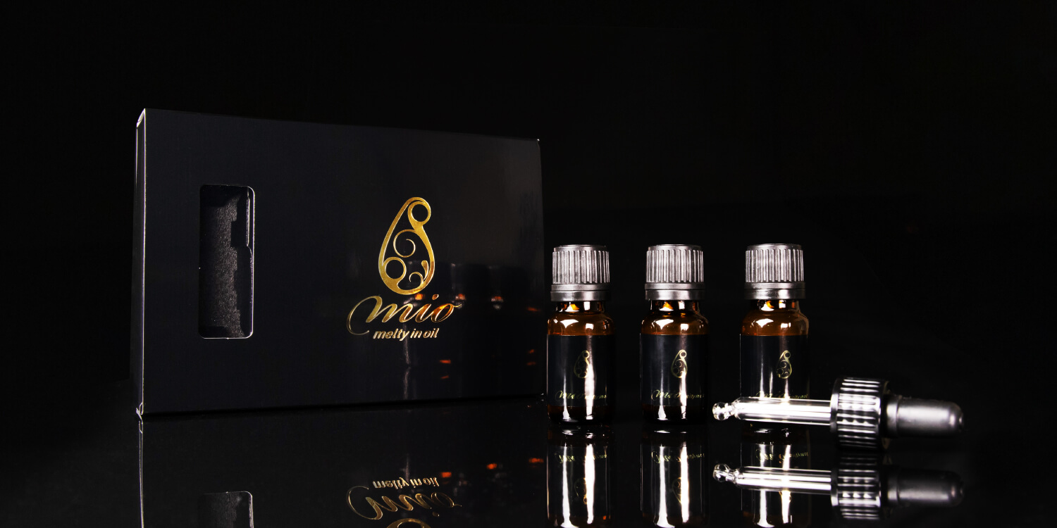 ミーオメルティインオイル小さな瓶の3本セット画像